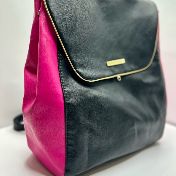 Juicy Couture Black and Pink Expandable Barbiecore Backpack - Picture 3 of 7